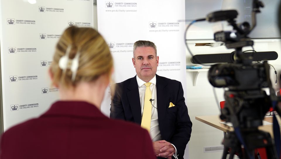 Charity Commission chief executive David Holdsworth speaking to the PA news agency in Liverpool, ahead of the publication of the report (Peter Byrne/PA)