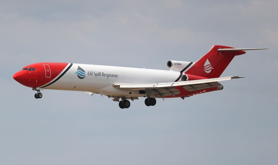 Clean-up operations can include using adapted aircraft to spray chemicals onto the seat to help disperse any oil (File photo/Andrew Matthews/PA)