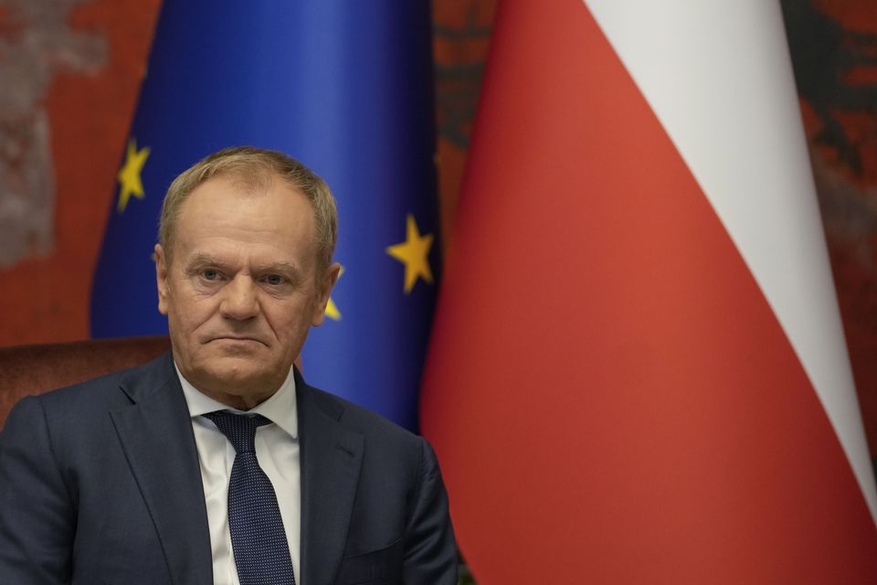 Poland’s Prime Minister Donald Tusk issued a stark warning over escalation (AP)