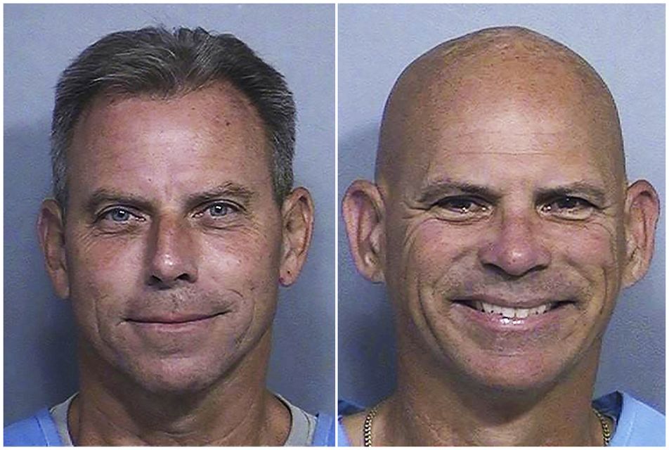 Erik Menendez, left, and Lyle Menendez. (California Dept. of Corrections via AP)