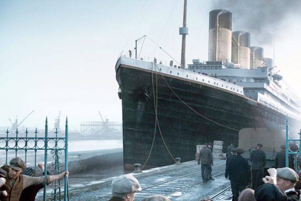 The real star of new Titanic TV series... a stunning recreation of  Belfast's grand liner 