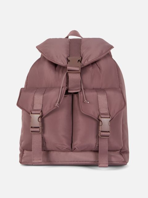 Pink Multi Pocket Backpack, £14, PRIMARK 