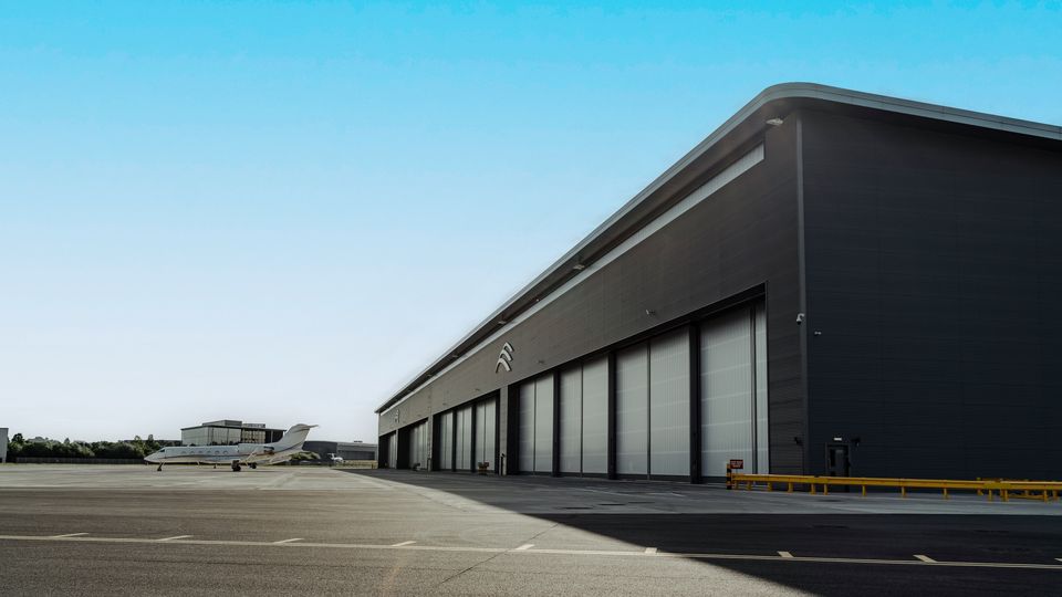 The new hangar is part of a £55m investment in the airport