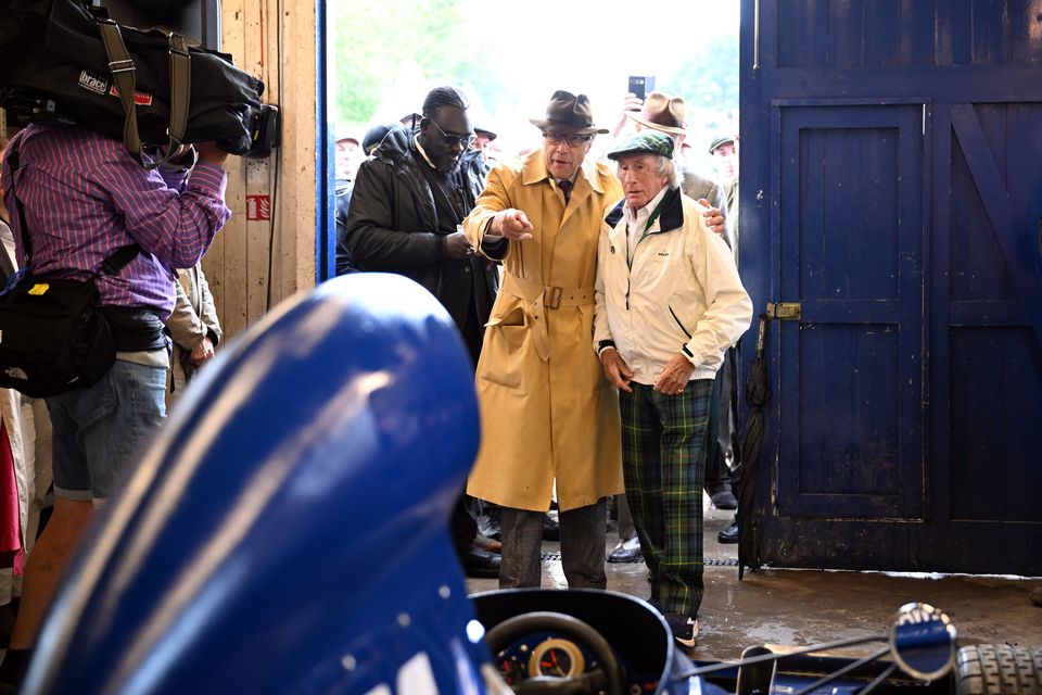 The Duke of Richmond (centre) hosts an opening ceremony (John Nguyen/PA)