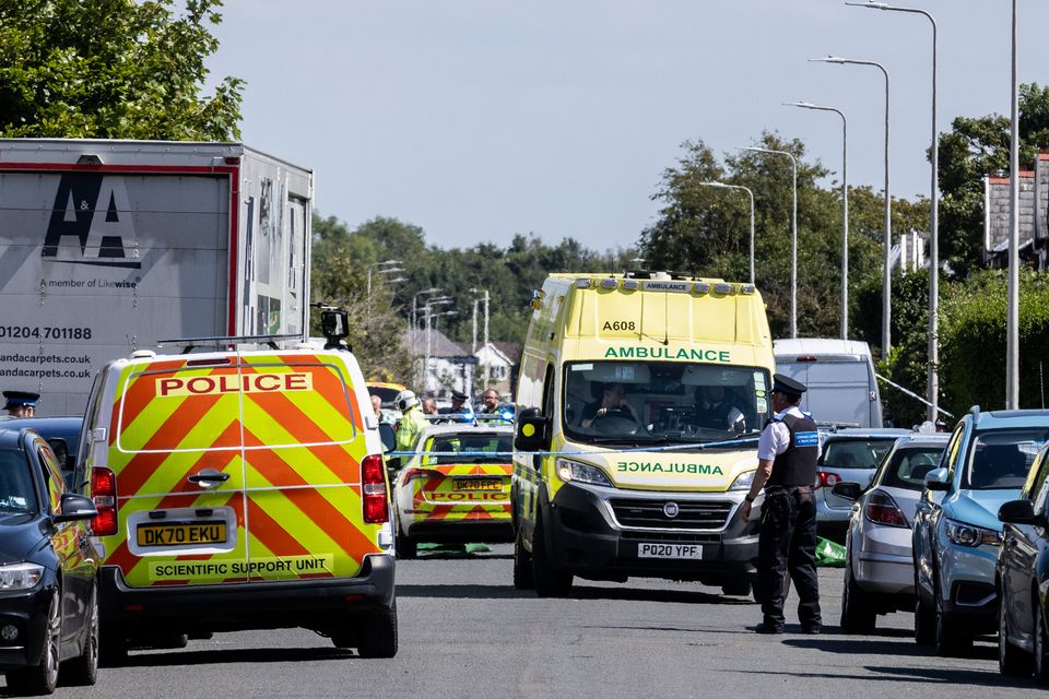 Hart Street Southport, on the day of Rudakubana’s knife attack (James Speakman/PA)