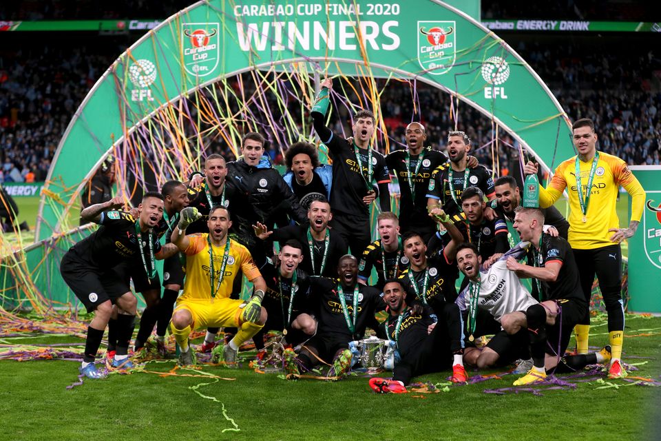 Victory over Aston Villa at Wembley ensured City did not end the 2019-20 season empty-handed (Mike Egerton/PA)