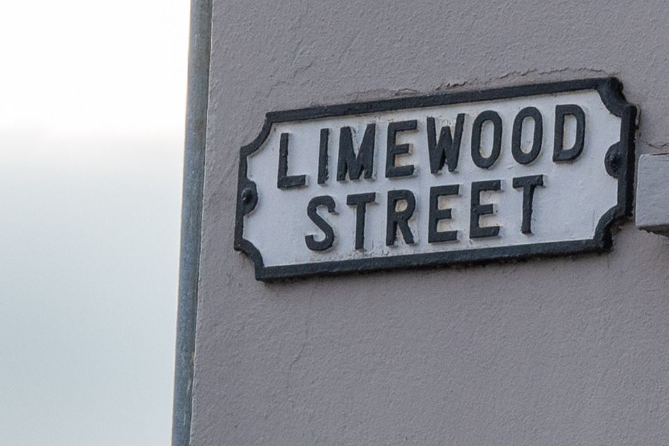 The house in Derry's Limewood Street in the Bogside where Pipe bomb was thrown through the living room window. 
PACEMAKER BELFAST  05/11/2024