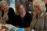 thumbnail: BELFAST, NORTHERN IRELAND - MAY 21:  Patron of The Big Lunch Camilla, Duchess of Cornwall reacts as she attends a reception for supporters of the community initiative on May 21, 2015 in Belfast, Northern Ireland. Prince Charles, Prince of Wales and Camilla, Duchess of Cornwall will attend a series of engagements in Northern Ireland following their two day visit in the Republic of Ireland.  (Photo by Arthur Edwards  - WPA Pool/Getty Images)