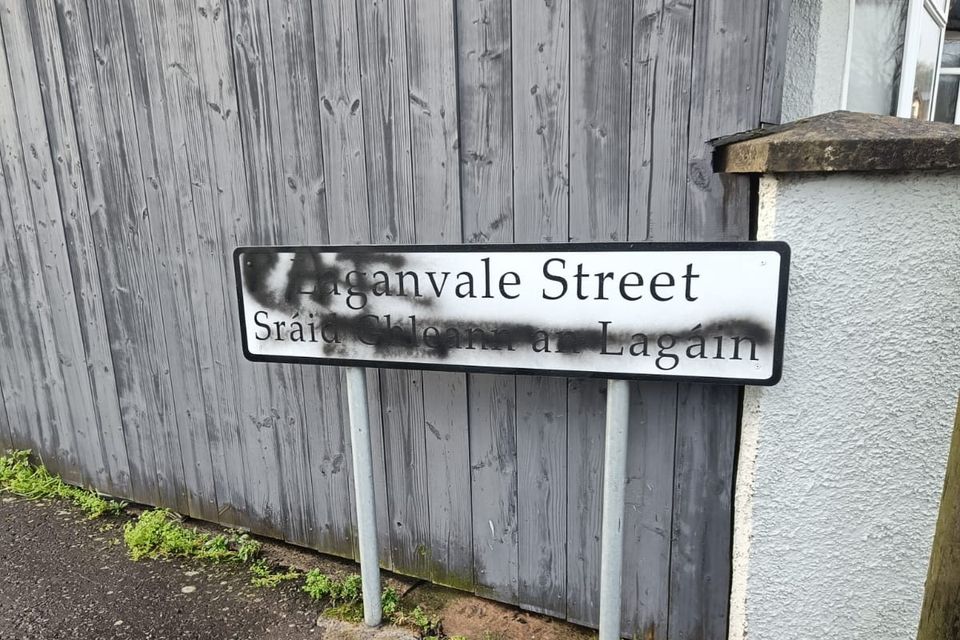 The bilingual sign in south Belfast Photo [Credit: People Before Profit]