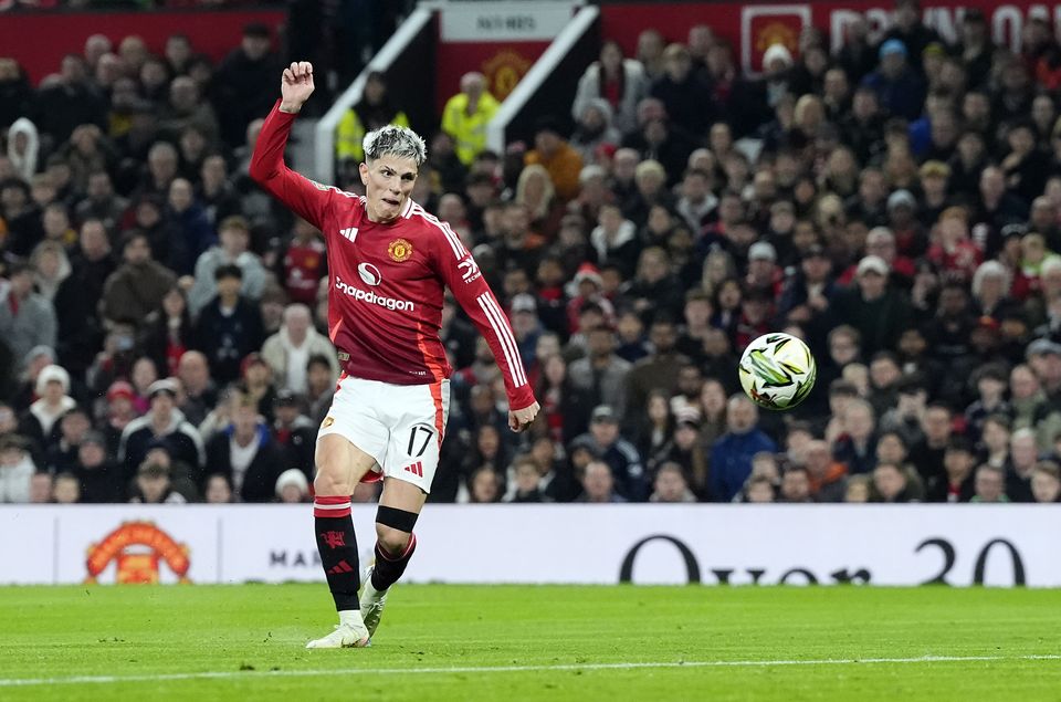 Alejandro Garnacho scored United’s second (Nick Potts/PA)