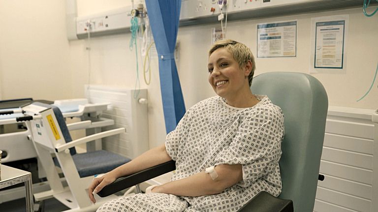 Amy Dowden documented her cancer journey in the upcoming BBC programme Strictly Amy: Cancer And Me (BBC/Wildflame Productions/PA)