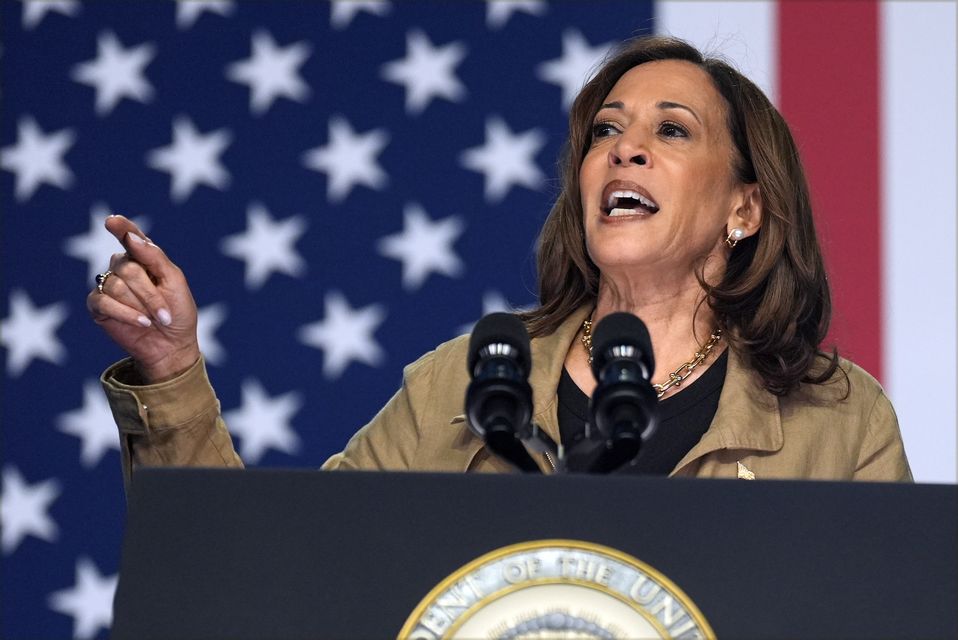 Mr Carter is voting for Democratic presidential nominee Vice President Kamala Harris (Carolyn Kaster/AP)