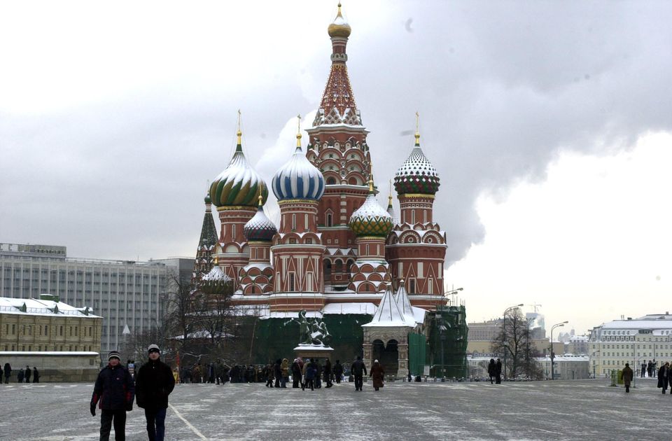 St Basil’s Cathedral, in Moscow’s Red Square (Ian Nicholson/PA)