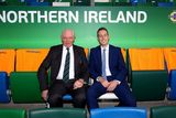 thumbnail: Press Eye - Belfast -  Northern Ireland - 27th May 2016 - Photo by William Cherry

Sports Minister Paul Givan MLA pictured at the National Stadium, Windsor Park with Northern Ireland President Jim Shaw. The Minister wished the Northern Ireland team every success as they continue their preparations for the European Championship Finals in France.