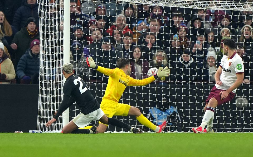 Morgan Rogers scored the winner for Villa (Joe Giddens/PA)