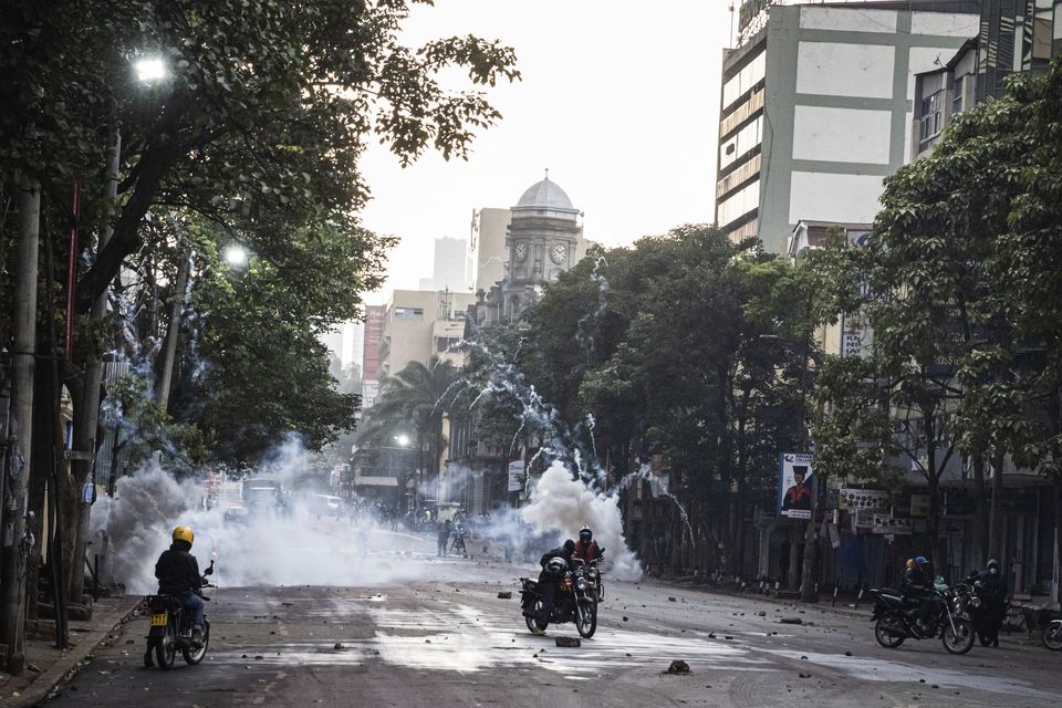 Kenya has seen a month of protests (Ed Ram/AP)