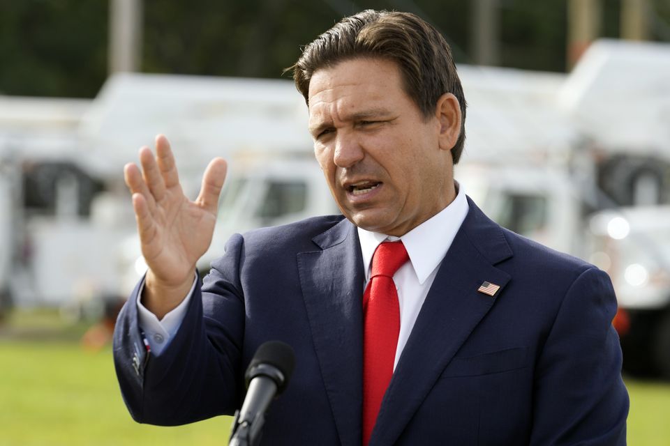 Florida Governor Ron DeSantis (Chris O’Meara/AP)