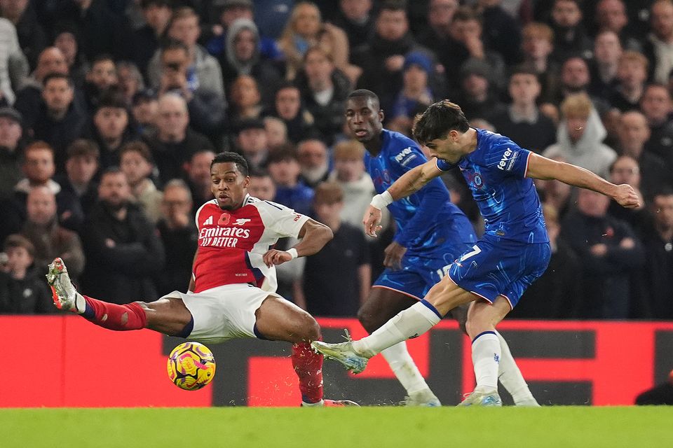 Neto levelled for Chelsea at Stamford Bridge (John Walton/PA)