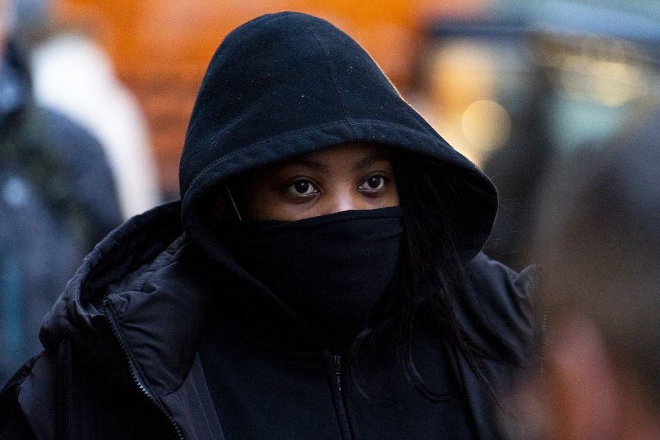 Deveca Rose arrives at the Old Bailey (Jordan Pettitt/PA)