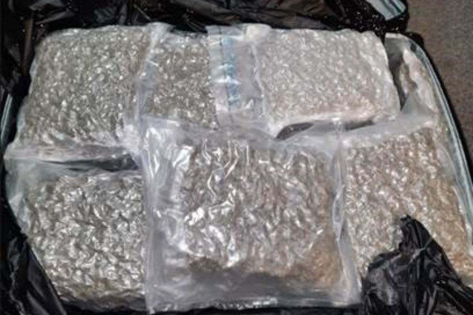 Approximately £645,000 worth of drugs were seized