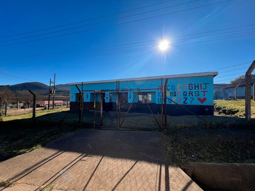 One of the basic school buildings Ruth visited in Eswatini