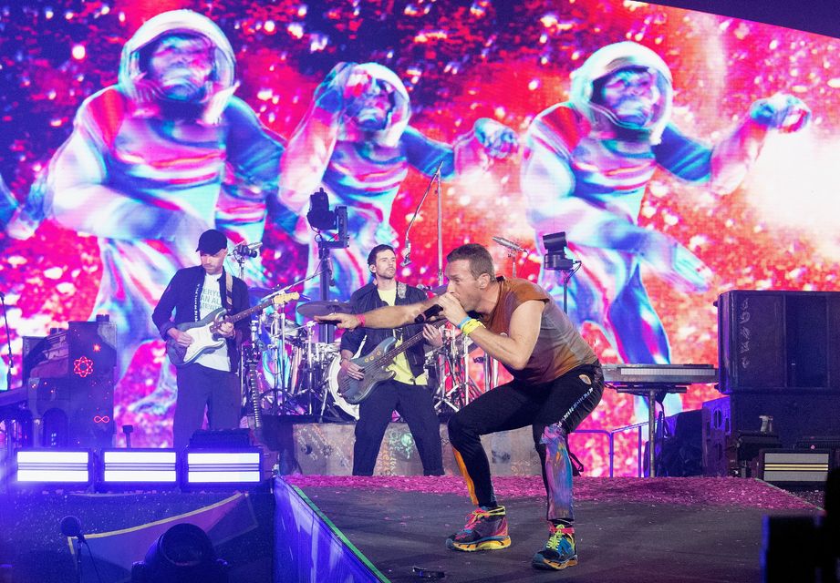 Coldplay make colourful return to Wembley Stadium with Music Of The ...