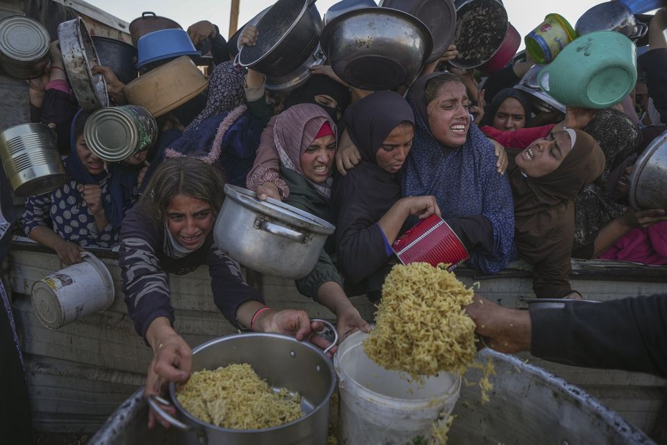 Tens of thousands of Palestinians have been killed (AP)