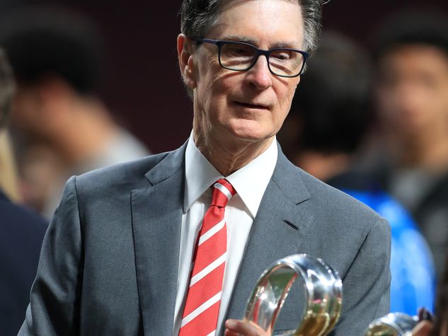 Liverpool owner John W Henry celebrates first trophy of the season, Football, Sport