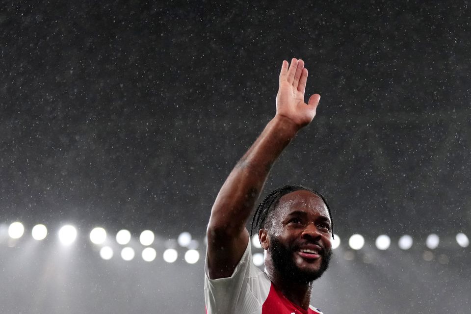 Arteta hopes Sterling can regain his England place (John Walton/PA)