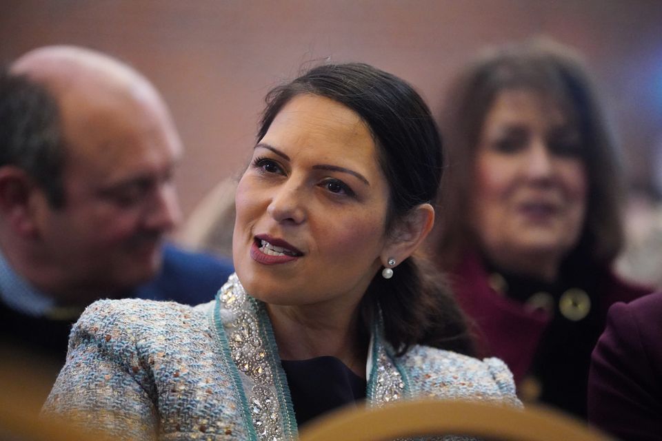 Former home secretary Dame Priti Patel said Parliament should be recalled as it was during the 2011 riots (Victoria Jones/PA)