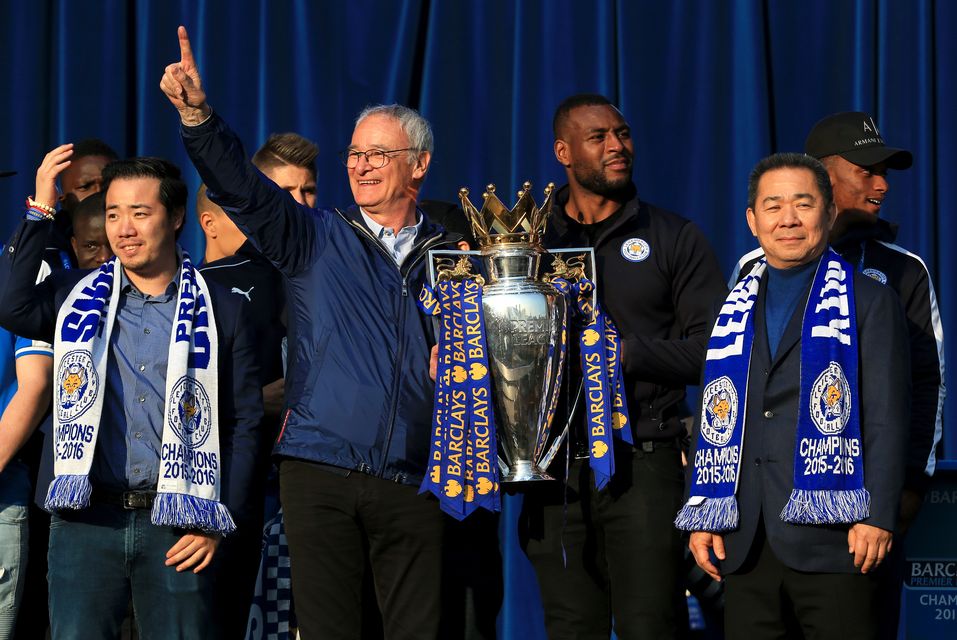 Claudio Ranieri led Leicester to a shock Premier League title win in 2016 (Nick Potts/PA)