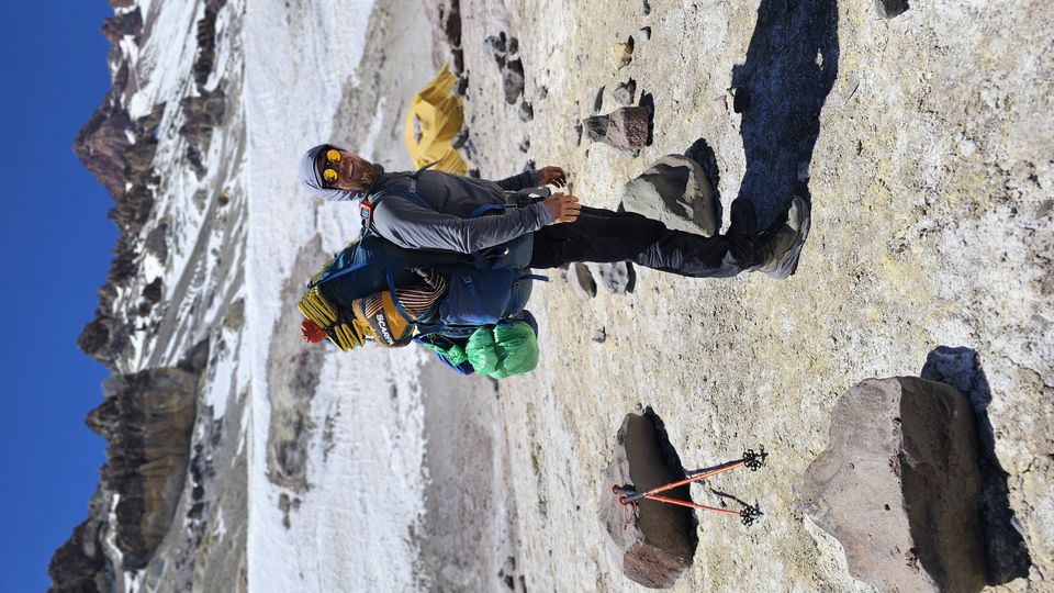 The adventurer had to carry 50kg of gear and equipment while covering a distance of 1,730 miles across South America (Oli France)