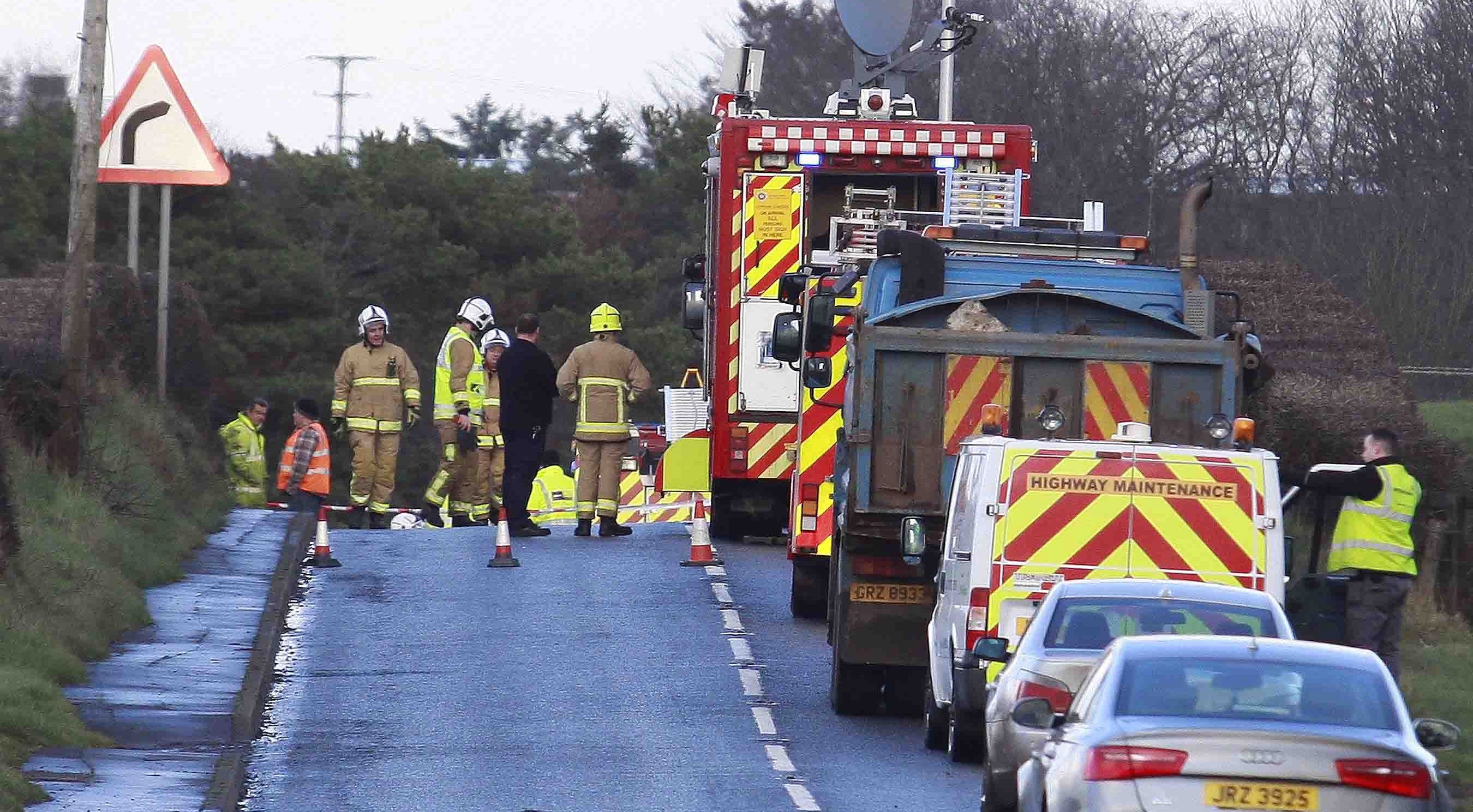 Homes evacuated as firefighters tackle Coleraine gas leak ...