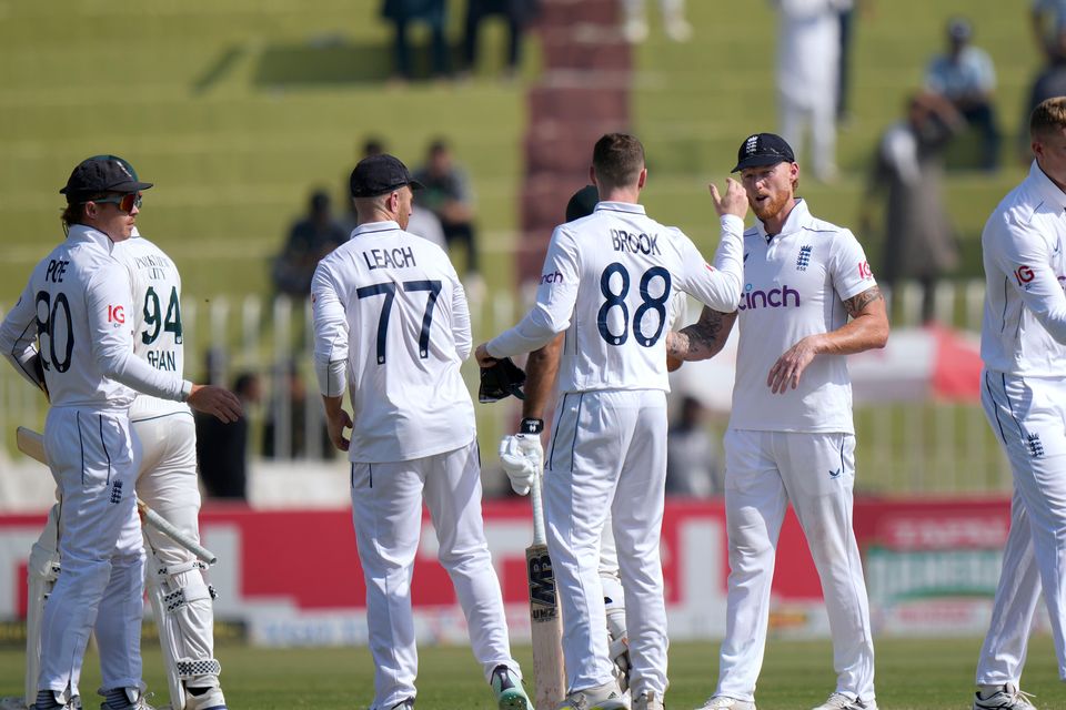 England were well-beaten in the decisive Test (Anjum Naveed/AP)