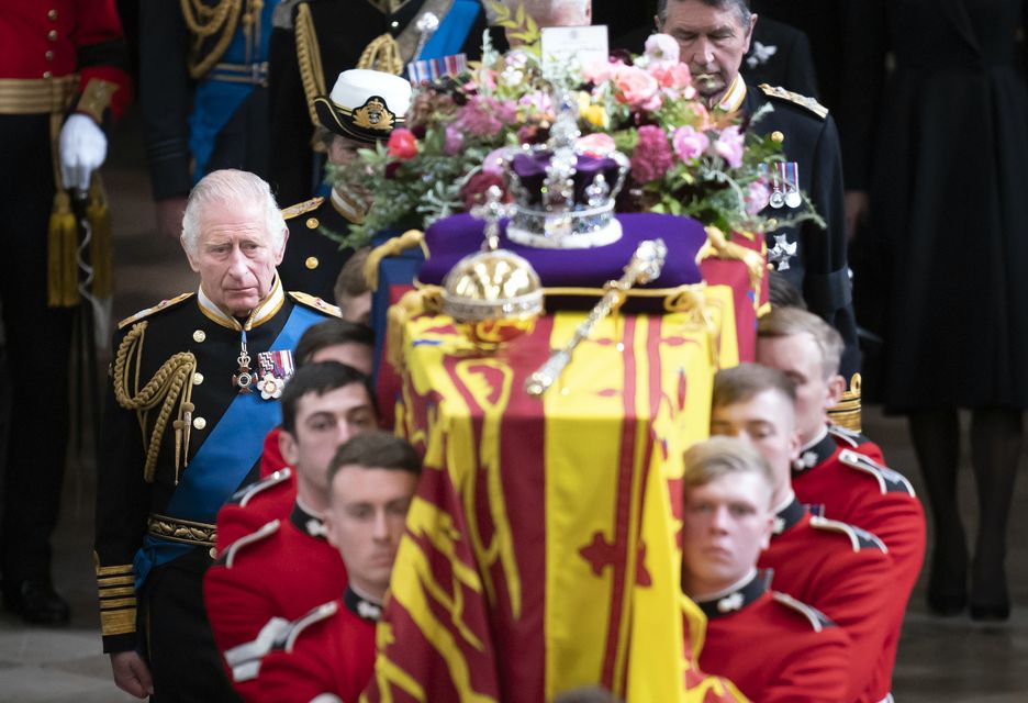 The aftermath of Elizabeth II’s death marked a turbulent period for the King (Danny Lawson/PA)