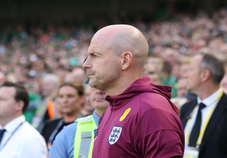 Much was made of Lee Carsley’s decision not to sing the national anthem (Evan Treacy/PA)