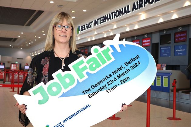 Over 100 jobs up for grabs at Belfast International Airport