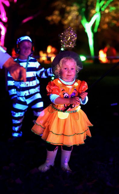 Enjoying the Halloween fun at Shaftesbury Park in Carrickfergus. Image: Steven McAuley