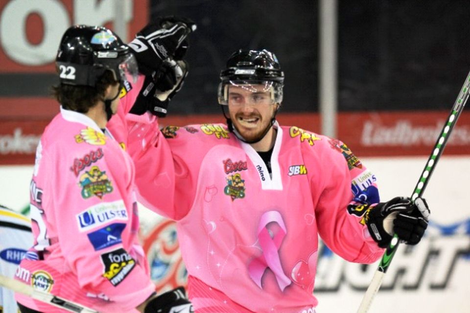 Belfast Giants in the pink