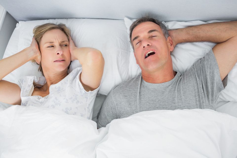 Restless nights: loud snoring can prove a real problem for some people