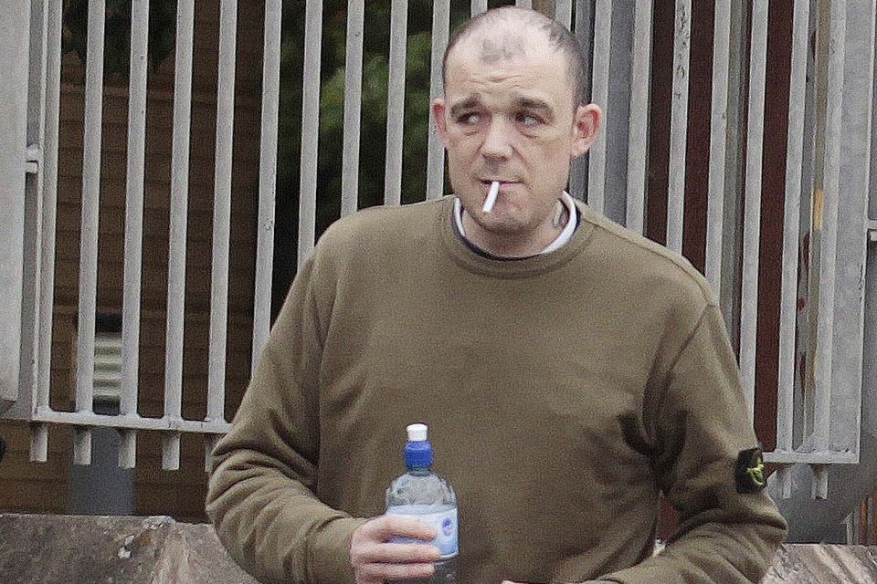 Ballyclare man Thomas McMullan leaves Antrim Magistrates Court on Tuesday where he was given Probation and fined for 'air rage'. Picture: Mark Jamieson