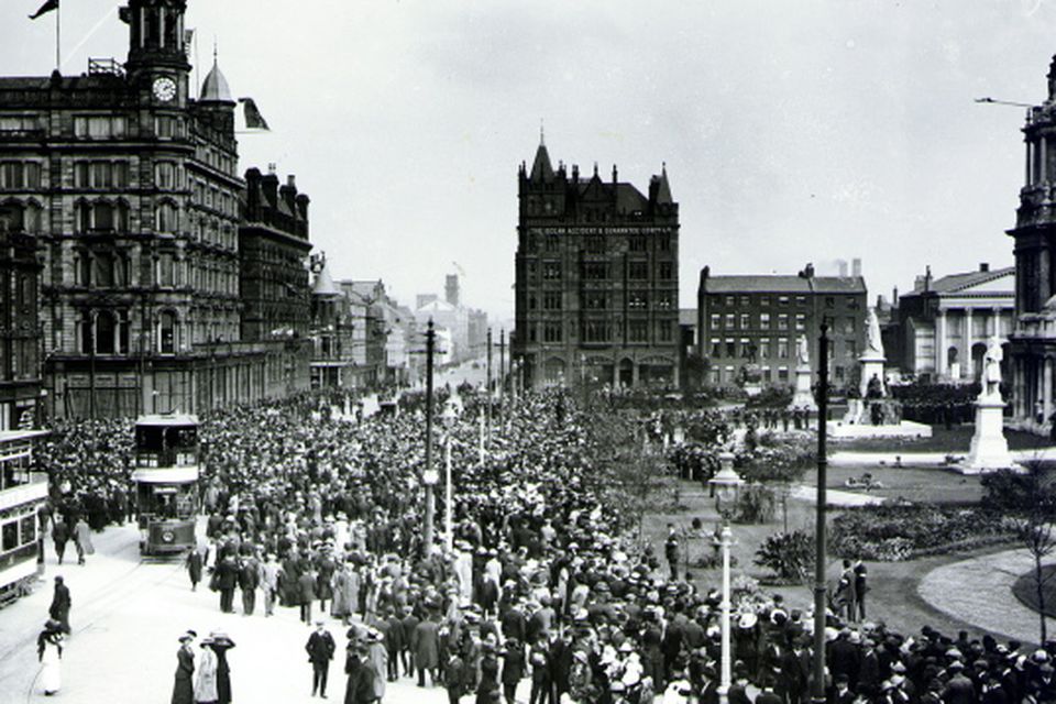 Covenant day in Belfast 28/09/1912