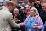 thumbnail: BELFAST, NORTHERN IRELAND - JUNE 27: Prince William, Prince of Wales meets members of the public after his visit to the East Belfast Mission at the Skainos Centre as part of his tour of the UK to launch a project aimed at ending homelessness on June 27, 2023 in Belfast, Northern Ireland.  William has set his sights on making rough sleeping, sofa surfing and other forms of temporary accommodation a thing of the past with his initiative called Homewards. The five-year project will initially focus on six locations, to be announced during Monday and Tuesday, where local businesses, organisations and individuals will be encouraged to join forces and develop "bespoke" action plans to tackle homelessness with up to £500,000 in funding. (Photo by Liam McBurney - Pool/Getty Images)