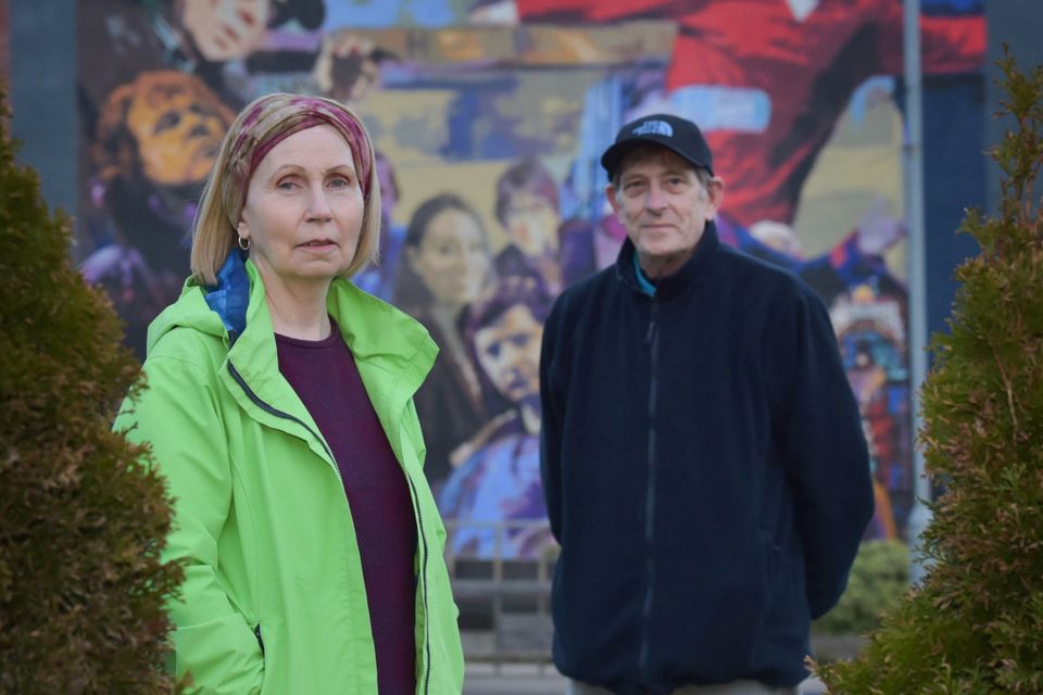 Speaking out: Turas project’s Linda Ervine and (right) Ivor Reid