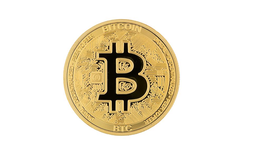 A bitcoin medallion (Bank of England/PA)