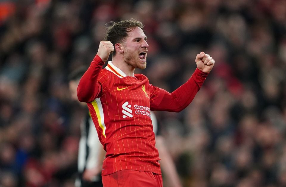 Alexis Mac Allister scored the second goal in a 2-0 Premier League win over Newcastle on February 26 (Peter Byrne/PA)