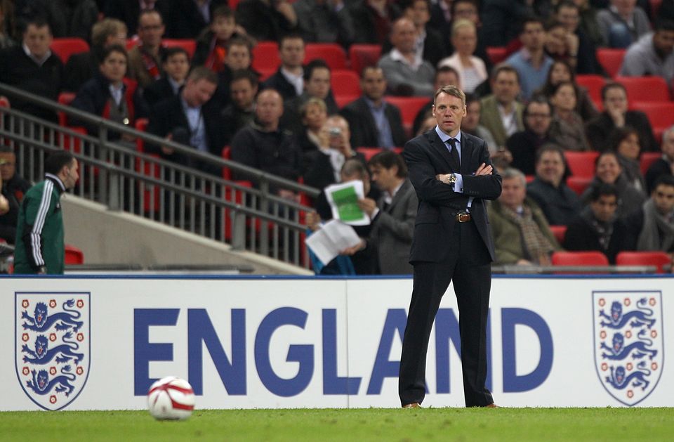 Stuart Pearce took caretaker charge of England against the Netherlands at Wembley in 2012 (Nick Potts/PA)