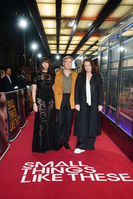 Eileen Walsh, Cillian Murphy and Emily Watson (Ian West/PA)