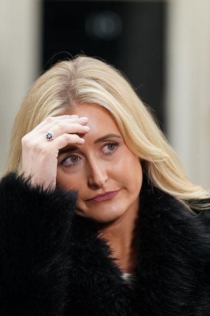 Katie Amess, the daughter of Sir David Amess, outside Downing Street (Stefan Rousseau/PA)