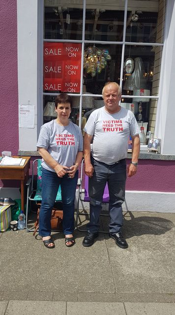 Kevin O’Connell with his wife out campaigning (Supplied picture/PA)